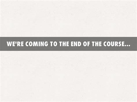 We're coming to the end of another .